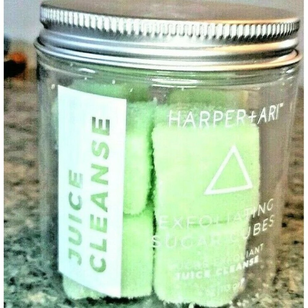 Exfoliating Sugar Cubes Harper + Ari Juice Cleanse NEW 8 Count